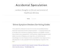 Tablet Screenshot of accidentalspeculation.com